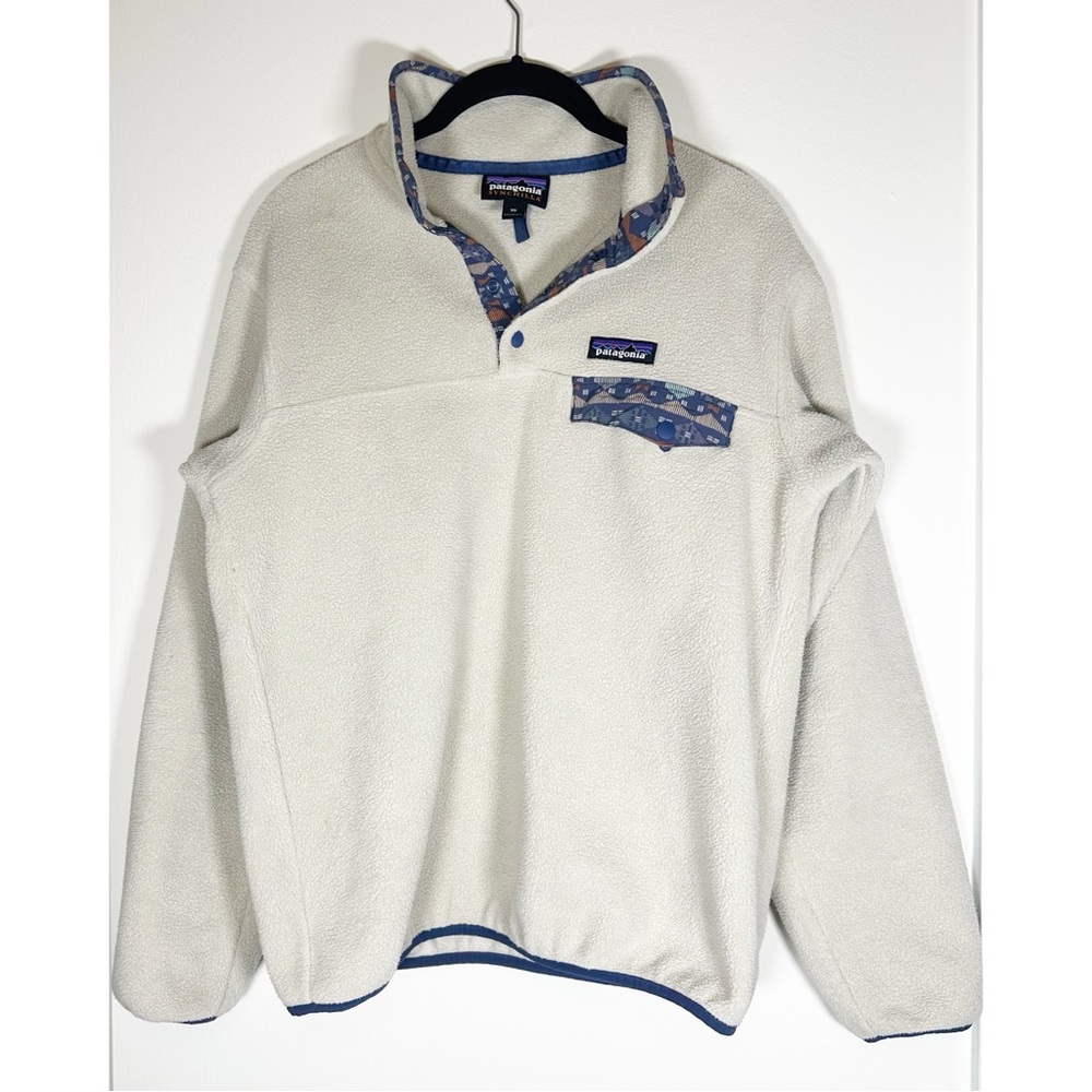 Patagonia Women's Lightweight Synchilla Snap-T Pullover XSmall Aztec - Picture 3 of 11